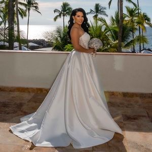 Wedding ballgown skirt- Easily makes 2 dresses!